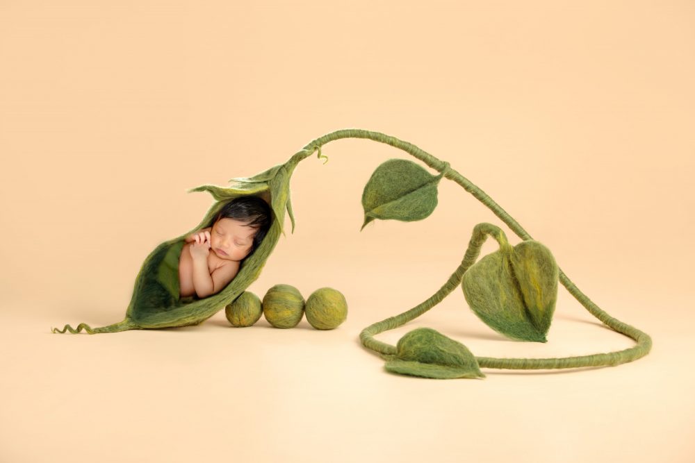 Newborn Pea in a Pod
