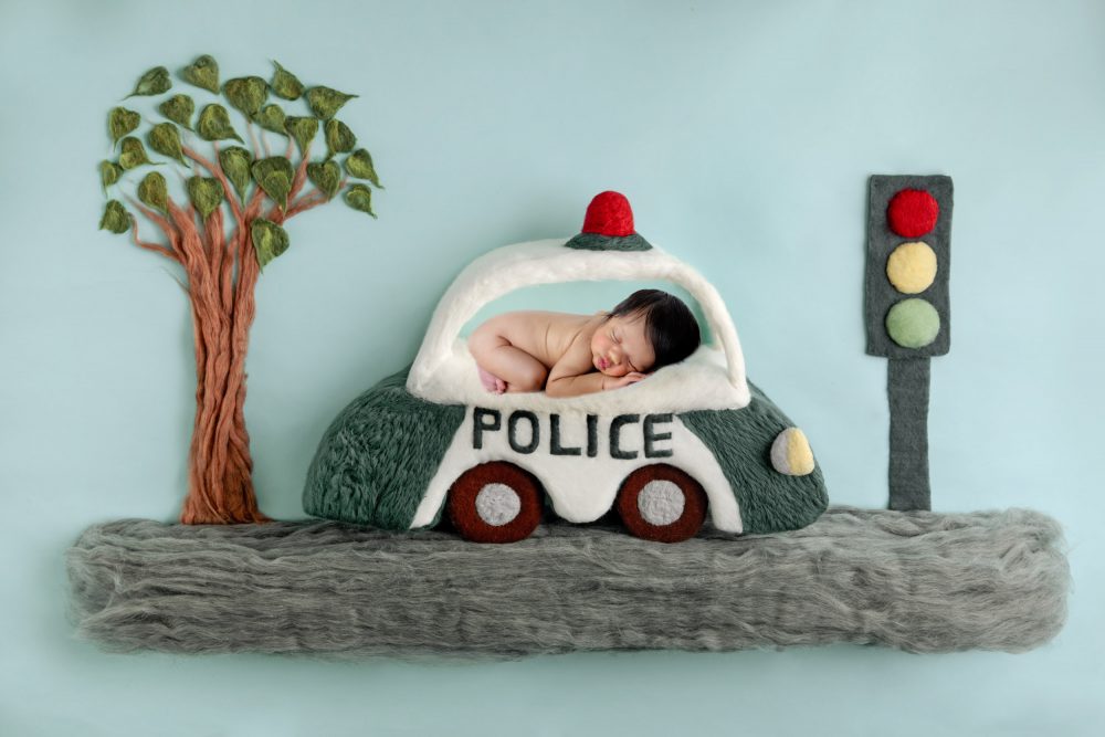 Newborn Police Car