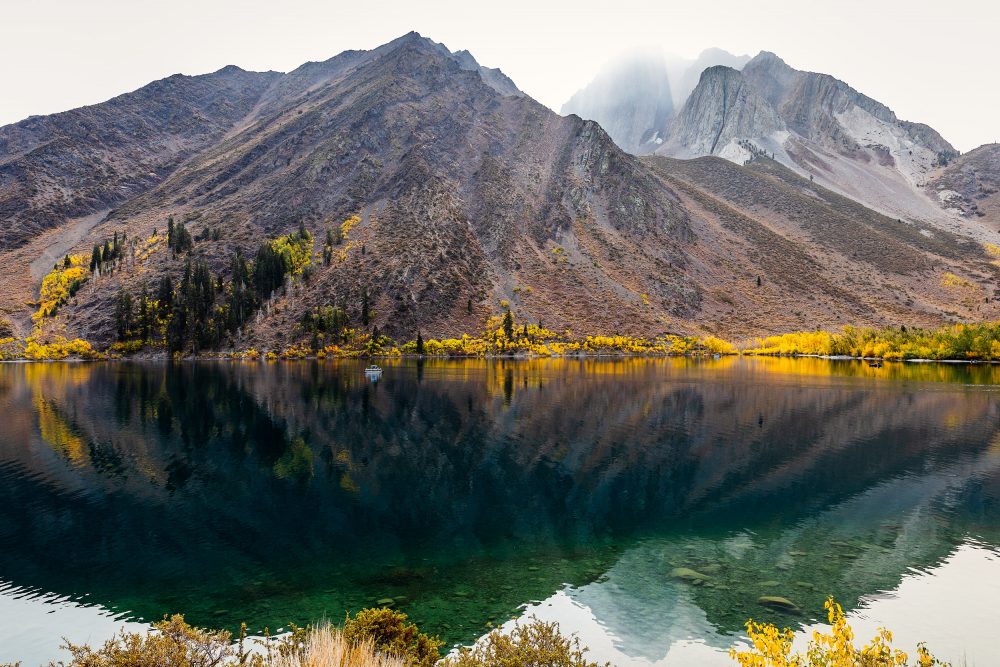 convict lake fall colors mammoth mountain