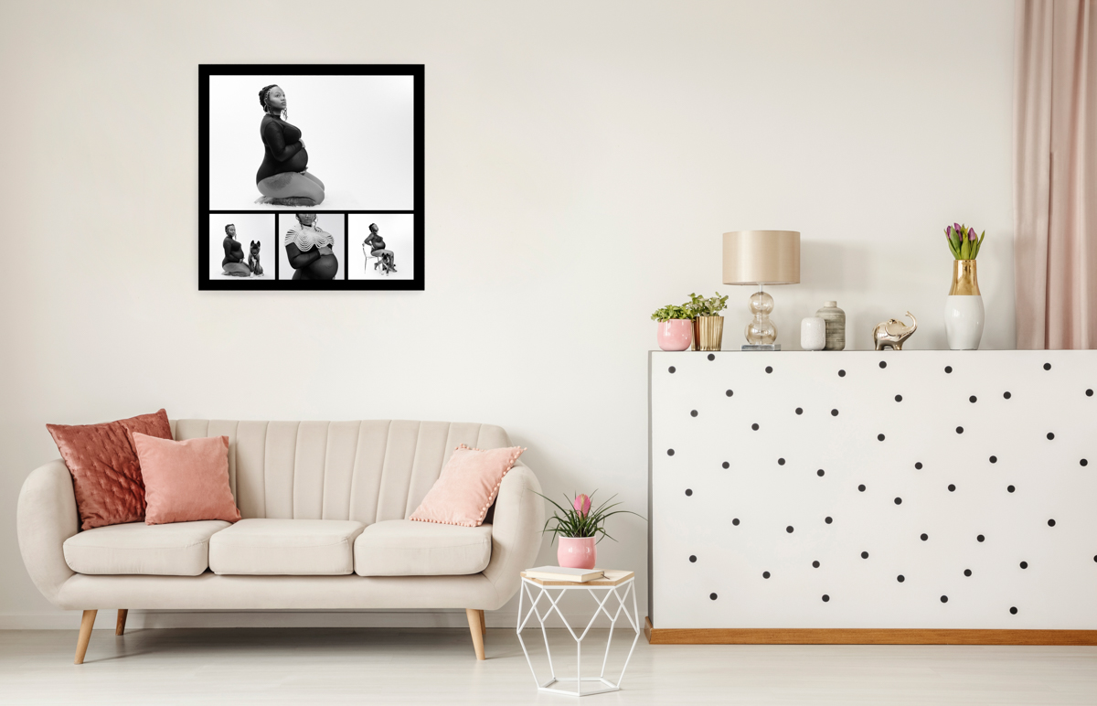 Feminine living room interior Wall Photoframe