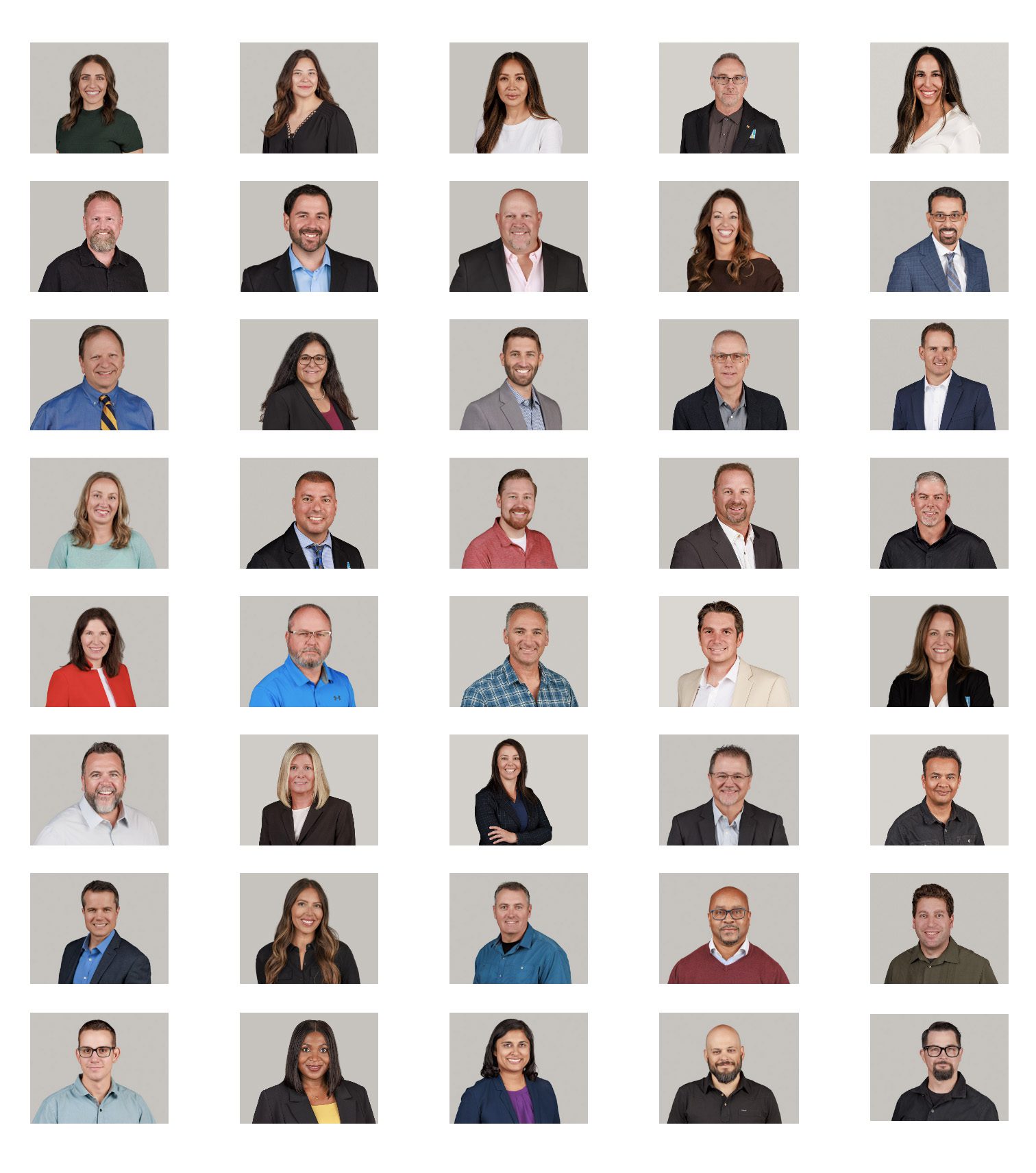 team headshots