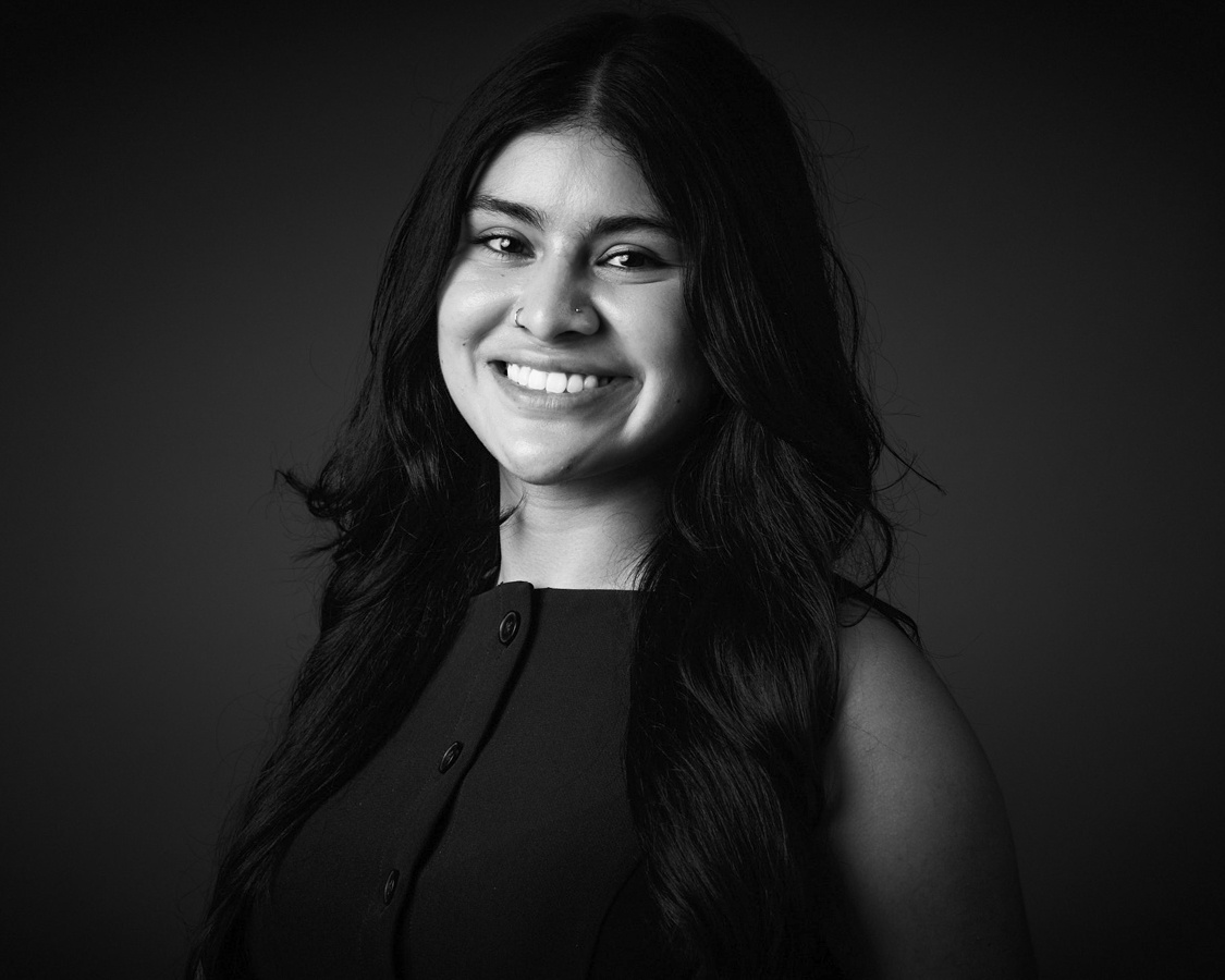 Personality portrait of an Adobe employee taken at a corporate headshot booth in San Jose